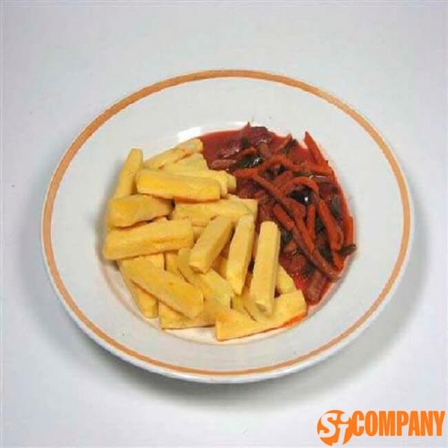 Муляж Азу с картофелем жареным