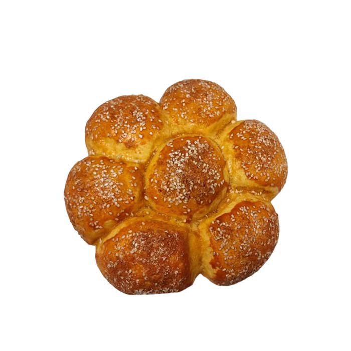 Муляж Булка ромашка с кунжутом