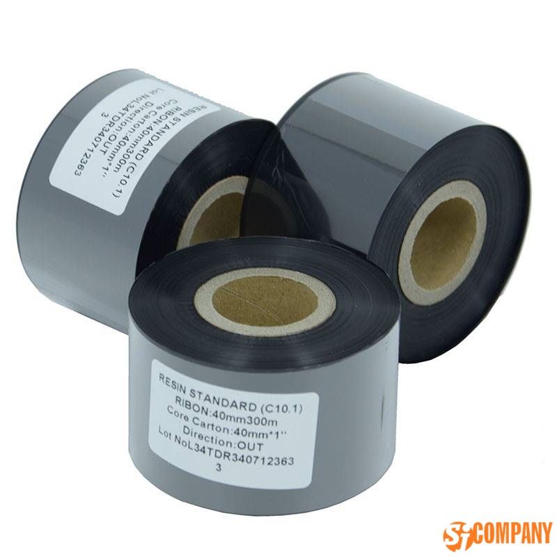Риббон 40 мм х 300 м Resin Textile, намотка OUT, втулка 1 дюйм