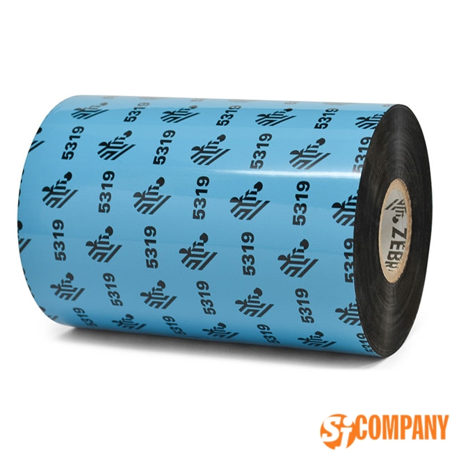 Риббоны для термотрансферного принтера Zebra 5319 Performance Wax Black 40 мм/ 450 м (In)