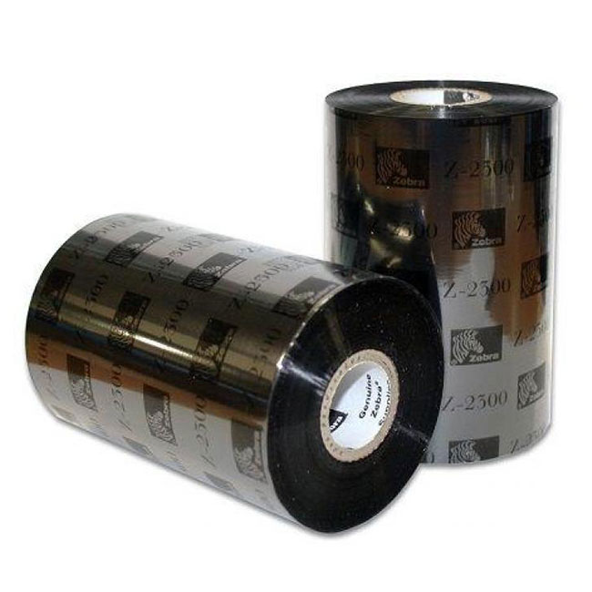 Риббоны для термотрансферного принтера Zebra 2300 European Wax Black 170 мм/ 900 м